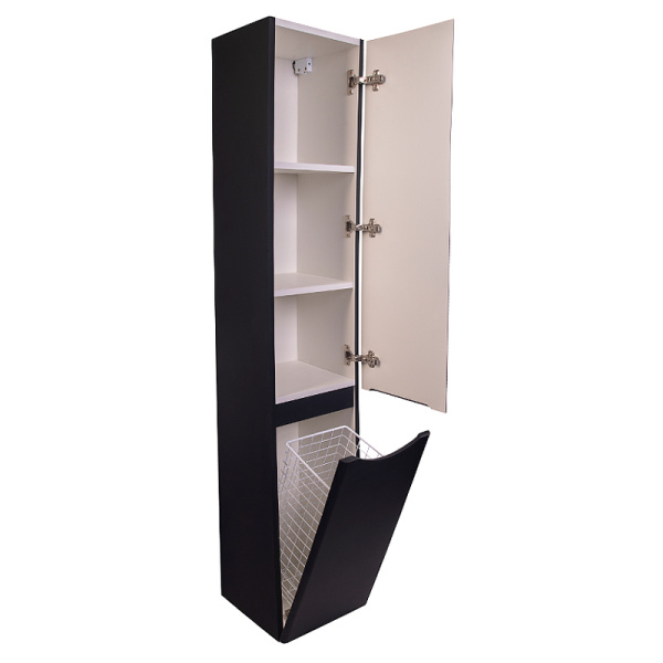 Пенал напольный Style Line Бергамо 30 СС-00002331 черный матовый