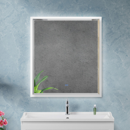 Зеркало с подогревом (80х90) Cezares CZR-SPC-INT-800-900-LED-TCH-WARM-BL