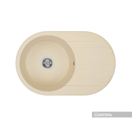 Кухонная мойка Aquaton Амира 1A712932AI290 шампань