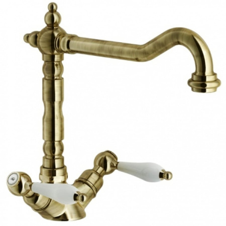 Смеситель для кухни ТЕКNOBILI ANTICA AT31117BR (бронза)