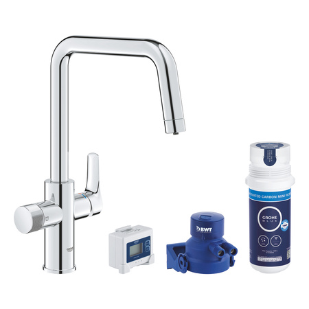 Стартовый комплект с угольным фильтром GROHE Blue Pure Start 30596000, хром