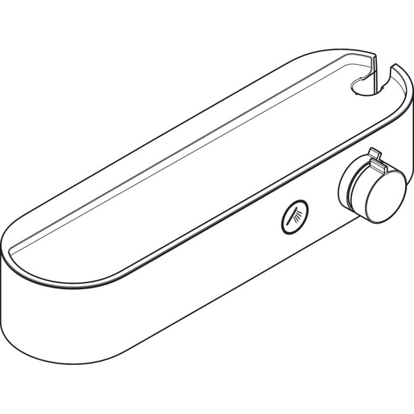 Термостат для душа Hansgrohe ShowerTablet Select 24360700 белый матовый