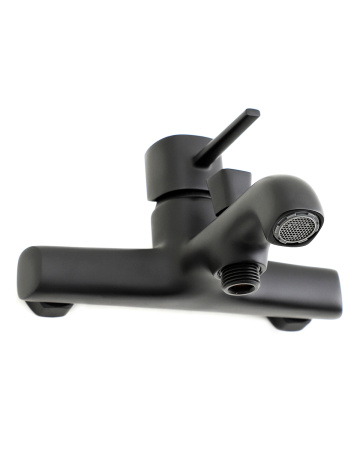 Душевая система смеситель с изливом Orange Karl M05-932b черный