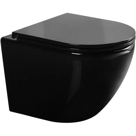 Подвесной унитаз безободковый Gid Tr2122BL Подвесной унитаз безободковый Gid Tr2122BL