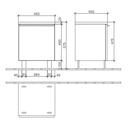 Тумба подвесная Villeroy&Boch SHAPE A532DQDQ