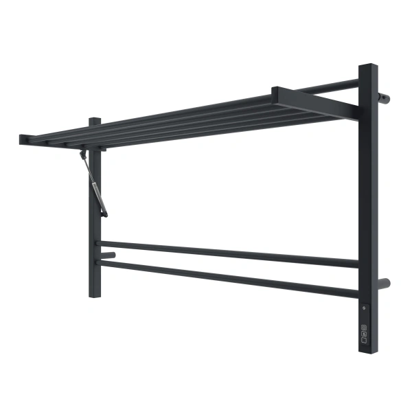 Полотенцесушитель электрический (100х60) П8 Terminus Горизонт 4670078543325 черный муар