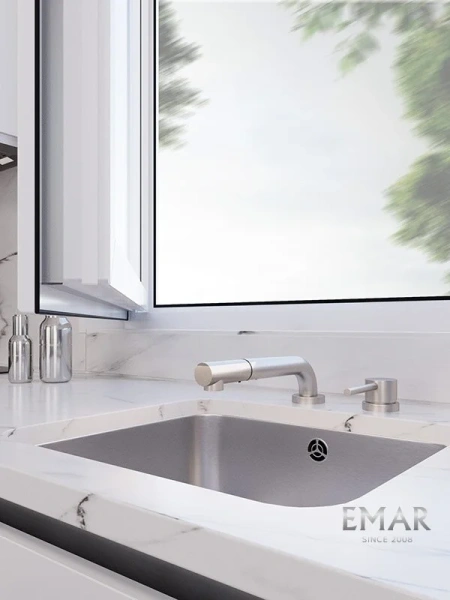 Смеситель для кухни EMAR ЕС - 7027 Satin