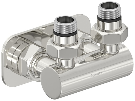 Модуль Сунержа угловой EU50 (2 х НР G 1/2" / 2 х НГ G 3/4") 00-1536-1234