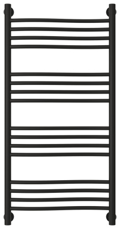 Полотенцесушитель Водяной Сунержа Флюид + (100х50) Матовый Черный 31-0222-1050