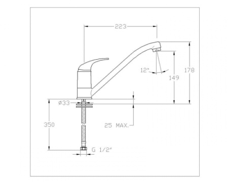 Смеситель для мойки Mofem JUNIOR 652-0042-03