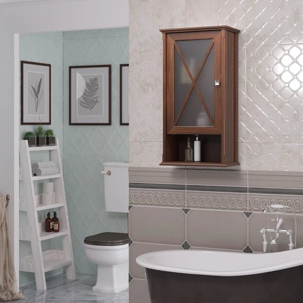 Шкаф Opadiris Палермо 46 подвесной, одностворчатый, цвет светлый орех, правый, правый 00-00007334