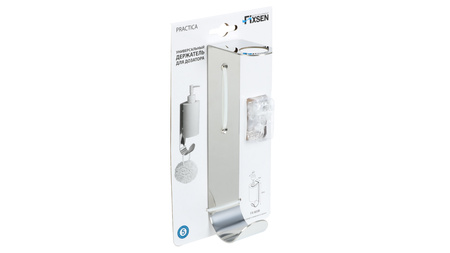 Держатель для дозатора с крючком, хром, Fixsen Practica FX-800B