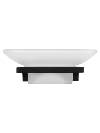 Мыльница с держателем WONZON & WOGHAND ECLIPSE, черный WW-9122-BL