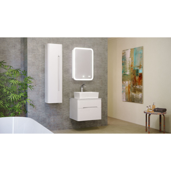 Зеркальный шкаф Jorno Bosko 50 Bos.03.50/W