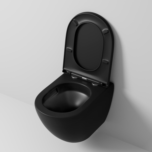 Унитаз подвесной безободковый Grossman  GR-4455BMSQ с сиденьем микролифт