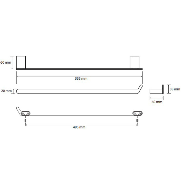 Полотенцедержатель Bemeta Organic 157104361 Полотенцедержатель Bemeta Organic 157104361