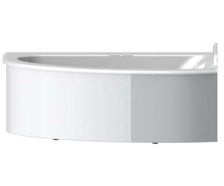 Ванна из искусственного камня Астра-Форм Анастасия правая (182х125) 01010064 белый матовый