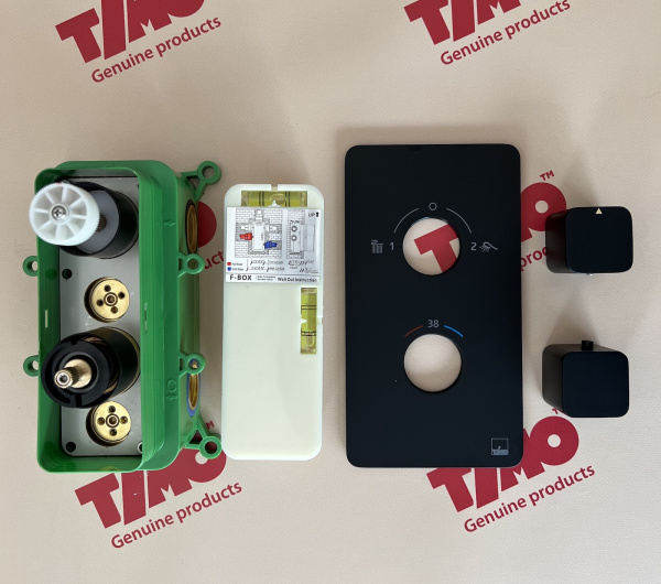 Душевая система встроенная с термостатом Timo Petruma SX-5059/03SM черный