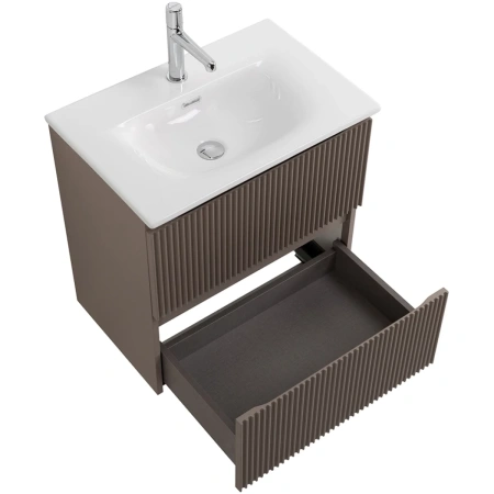 Тумба под раковину 50 BelBagno Uno UNO-MINI-500-2C-SO-СO бежевый матовый, без раковины