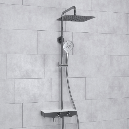 Душевая система WasserKRAFT A113.118.127.CH Thermo