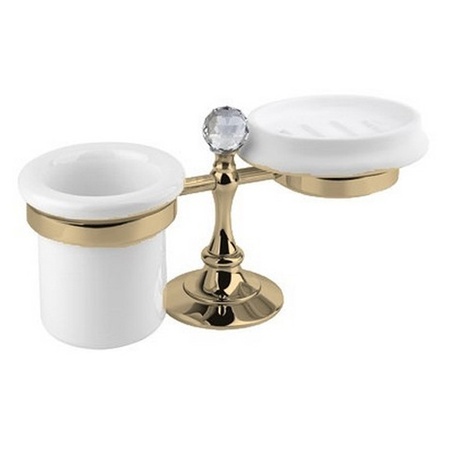 Стакан и мыльница настольные Cezares OLIMP-STT-02-Sw