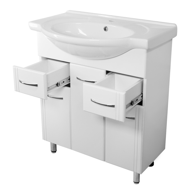 Тумба под раковину напольная  Style Line Эко Стандарт ЛС-00002286 белый