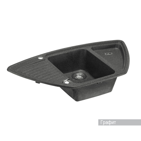 Кухонная мойка Aquaton Лория 1A715032LR210 графит