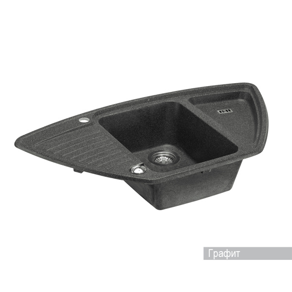 Кухонная мойка Aquaton Лория 1A715032LR210 графит