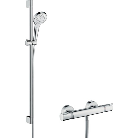 Душевой гарнитур Hansgrohe Croma Select S 27014400 белый/хром