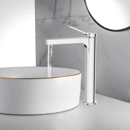Смеситель для раковины BelBagno Albano ALBANO-LMC-CRM-W0 без донного клапана