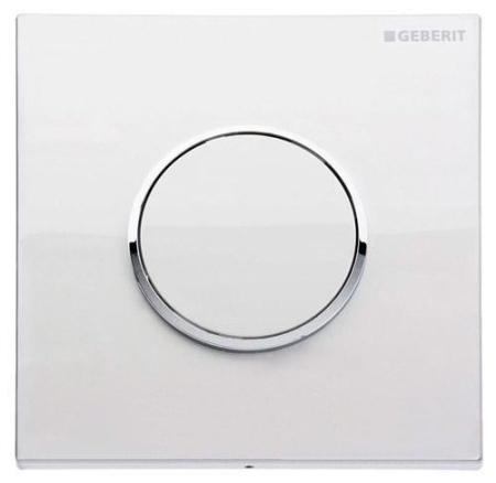 Система управления смывом Geberit для писсуаров Sigma10, белый/хром глянец 116.015.KJ.1