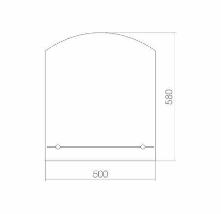 Зеркало (50х58) Silver Mirrors Шанс 00000072