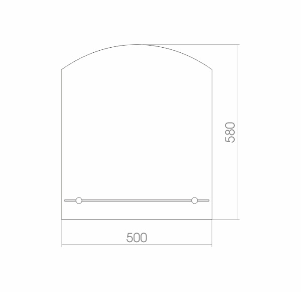 Зеркало (50х58) Silver Mirrors Шанс 00000072