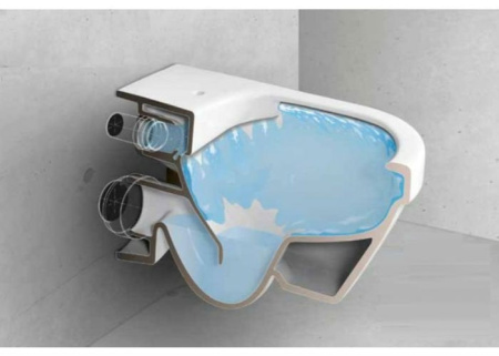 Унитаз подвесной безободковый Gustavsberg Hygienic Flush WWC 5G84HR01