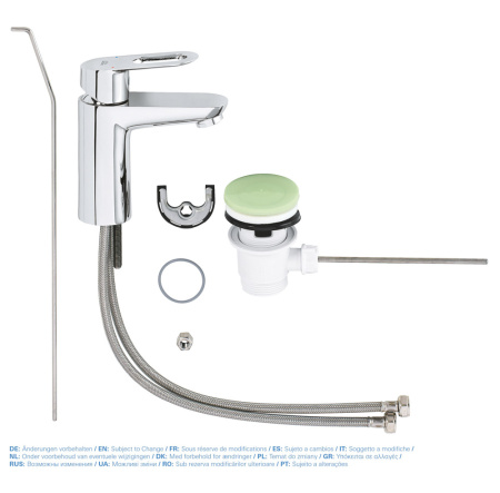 Cмеситель для раковины Grohe BauLoop 23335 000 (23335000) хром