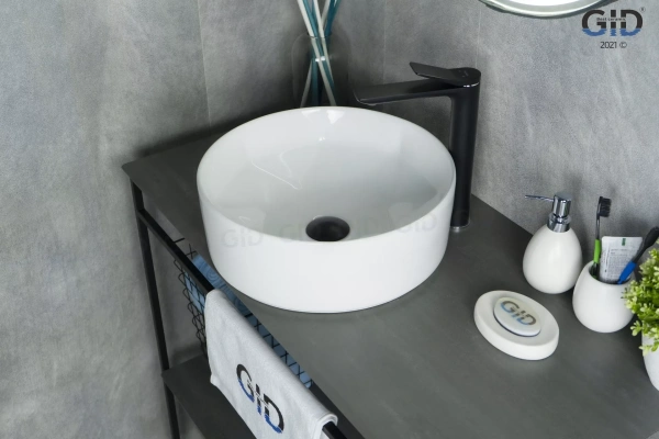 Раковина накладная (40х40) Gid N9425