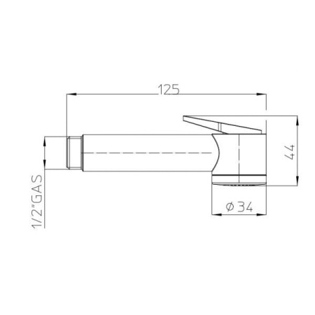 Гигиеническая лейка Bossini Paloma B00442.030