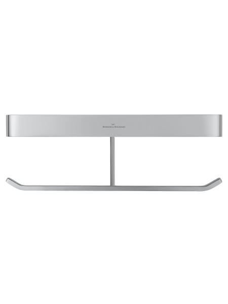 Двойной держатель для туалетной бумаги с полкой WONZON & WOGHAND LOTTE, хром WW-8356