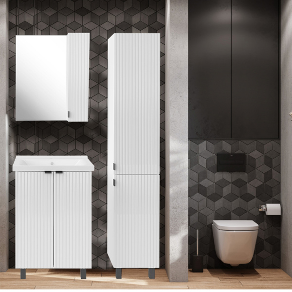 Зеркальный шкаф (64х71)   ASB-Mebel  Дора 60 9962