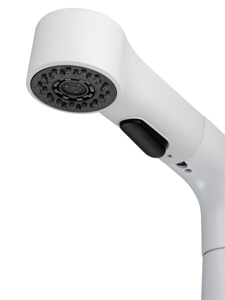 Смеситель для раковины с выдвижным изливом WONZON & WOGHAND, белый матовый WW-121B108-MW Смеситель для раковины с выдвижным изливом WONZON & WOGHAND, белый матовый WW-121B108-MW