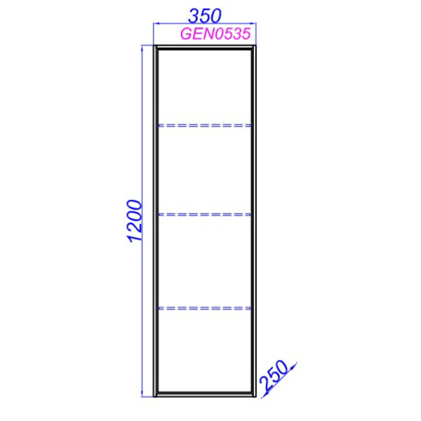 Пенал Aqwella 5 Stars Genesis GEN0535W
