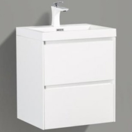 База под раковину подвесная BelBagno PIETRA MINI-500AS-2C-SO-BL Bianco Lucido