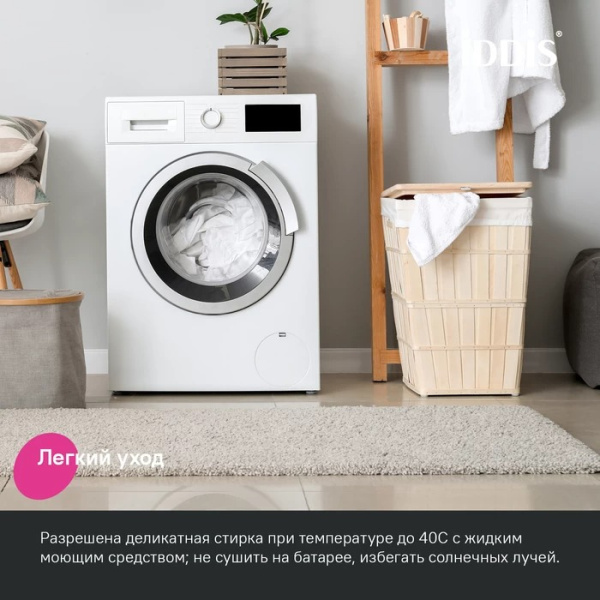 Коврик для ванны 70x120 розовый IDDIS BSQL04Mi12