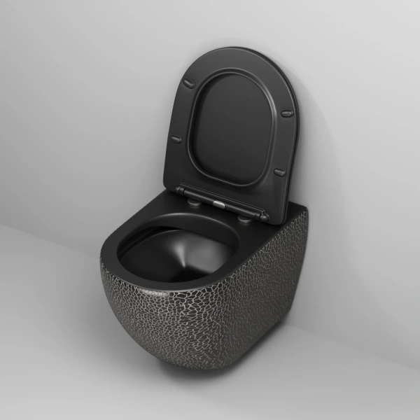 Унитаз подвесной безободковый Grossman Color GR-4411BBLS с сиденьем микролифт