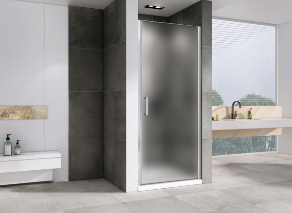 Душевая дверь (100х195) ABBER Sonnenstrand AG04100M хром, распашная