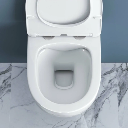 Унитаз подвесной безободковый BelBagno AMANDA BB051CHR без крышки