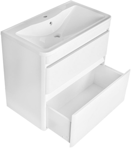 Тумба под раковину подвесная Style Line Атлантика СС-00000691 белый