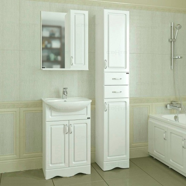 Зеркальный шкаф (61х17)  СаНта  Верона 60 700280 правый