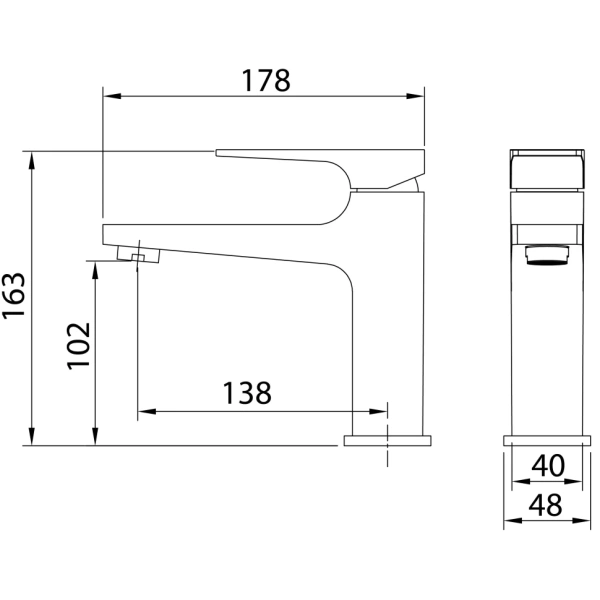 Смеситель для раковины Grossman Classic 510.K35.04.100 хром глянцевый