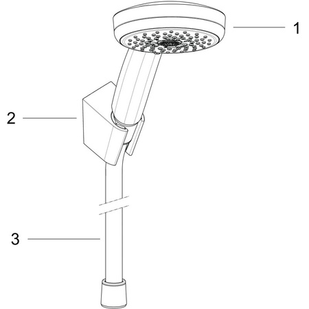 Душевой набор Hansgrohe Croma 100 Vario 4jet 27592000 хром